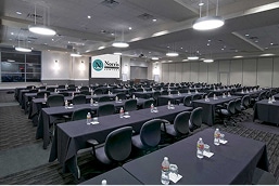 Interior view of venue presentation room