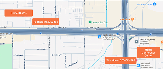 Map of where OSPro is held